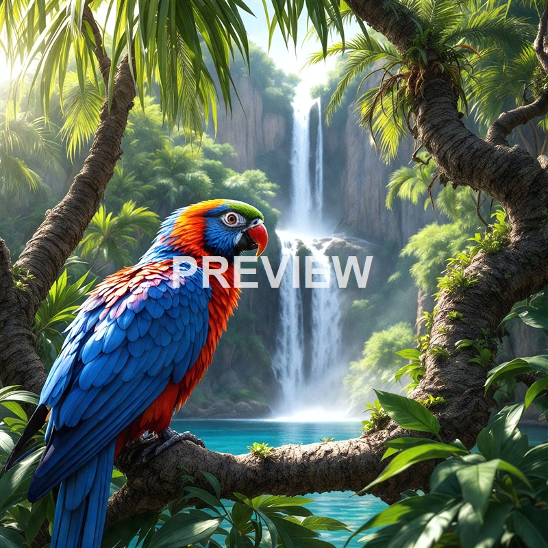 an-island-with-a-waterfall-and-two-rare-colorful-bird (20)_250320195927_Filename Text 2_01010_Filename Text 3_result
